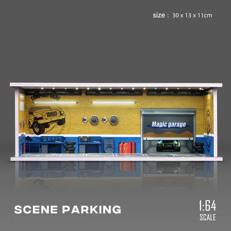 Escena de Garaje a Escala 1:64
