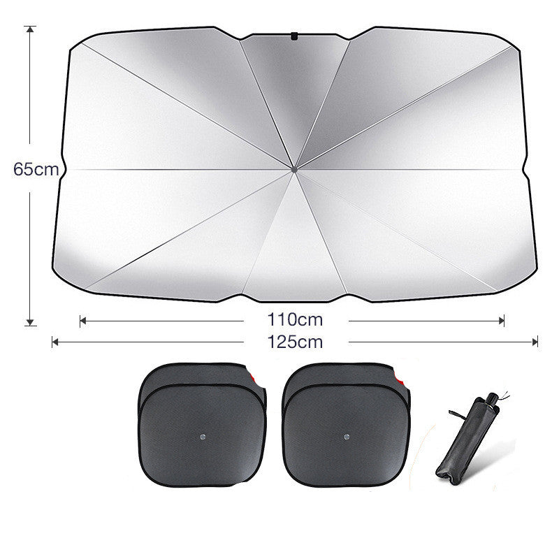 Parasol Plegable Tipo Paraguas  – Varios tamaños V1