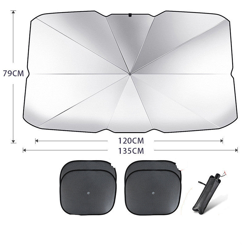 Parasol Plegable Tipo Paraguas  – Varios tamaños V1