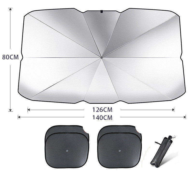 Parasol Plegable Tipo Paraguas  – Varios tamaños V1